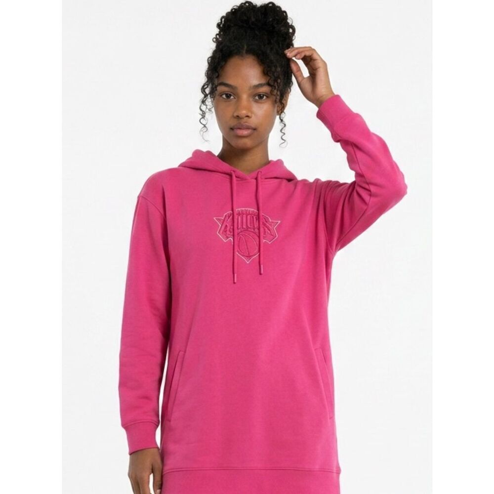 PRO STANDARD X NBA | NEW New York Knicks Pink Hoodie Dress Women’s Size X-Large